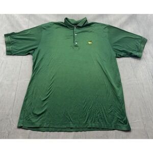 Masters Collection Bobby Jones Polo Shirt Mens XL Green Performance Italy Cotton